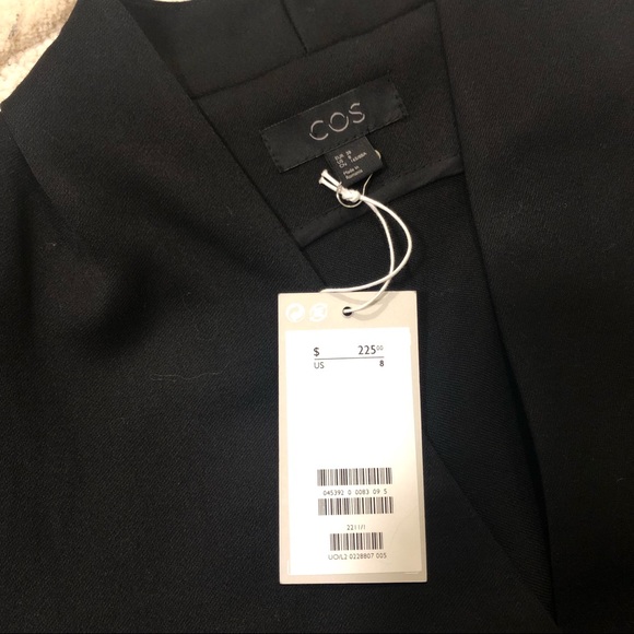 NWT COS Long Zip-Front Vest Sleeveless Dress - Picture 2 of 4